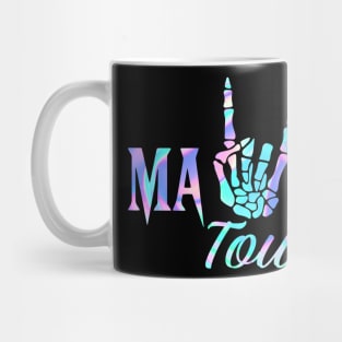 Motherhood, Some Days I Rock It, Mama Lighting Bold, Mama Tour, Mother's Day, Mama Skeleton (2 Sided) Mug